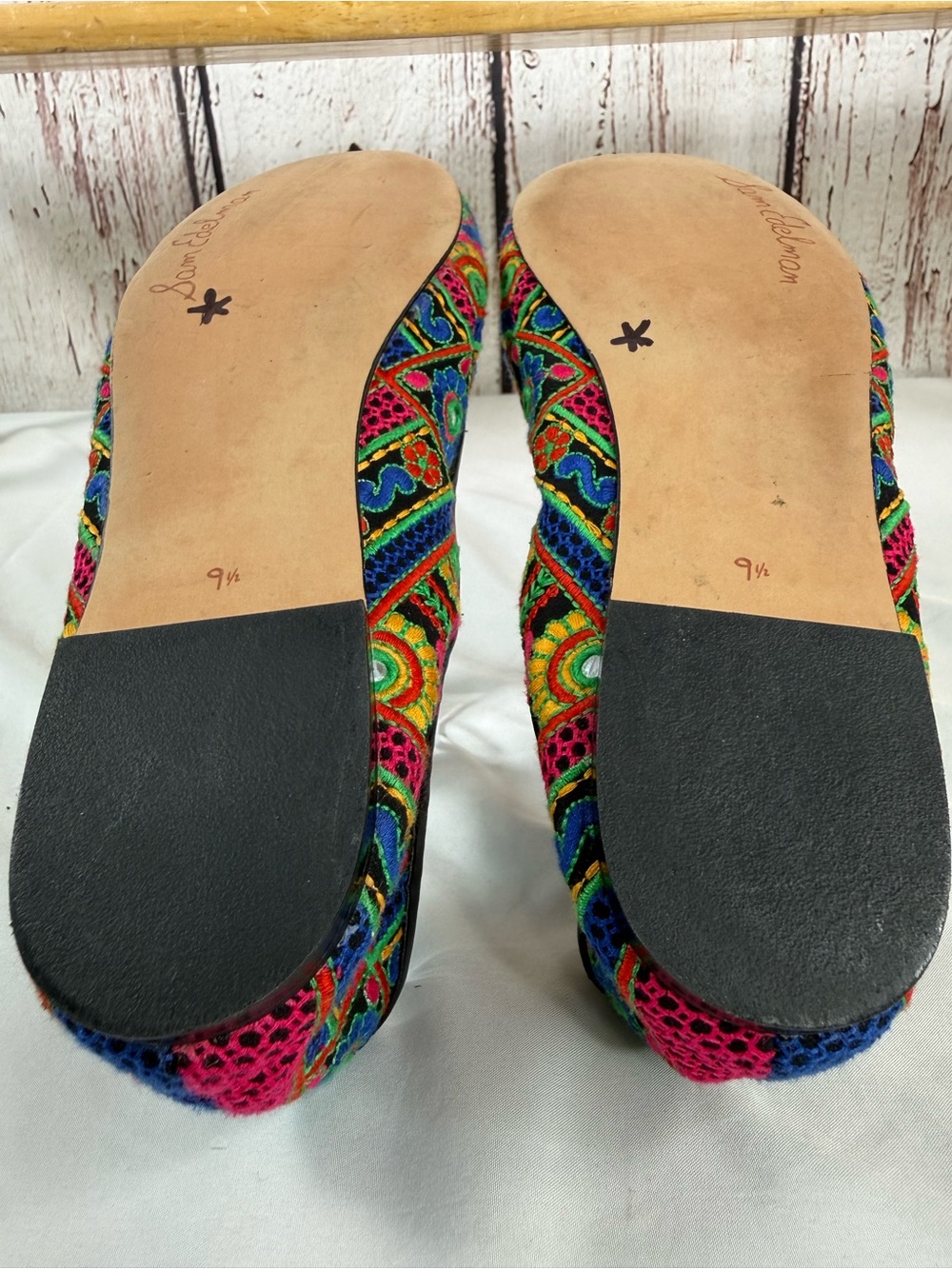 Sam Edelman Felicia Bazaar Floral Embroidered Majori Shisha Ballet Flats SZ 9.5 - Picture 15 of 15